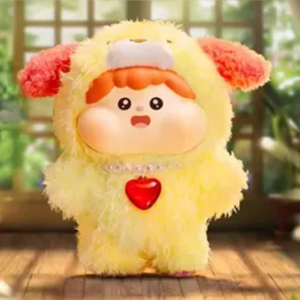 Fluffy Meatball Plush Pendant - Kawaii Doll